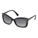 Swarovski Bianca Sunglasses SK0019 - Shiny Black Frame Color