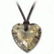 Swarovski Cognac Heart Pendant