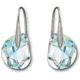 Swarovski Galet Light Azore Blue Pierced Earrings