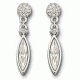 Swarovski Ivory Pierced Earrings