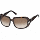 Swarovski Audrey Sunglasses SK0013 - Dark Havana Frame Color