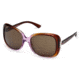 Swarovski SK0027 Sunglasses - Dark Brown Frame Color