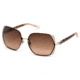 Swarovski SK0033 Sunglasses - Gold Frame Color, Gradient Brown Lens Color