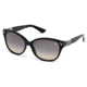Swarovski SK0036 Sunglasses - Shiny Black Frame Color, Gradient Smoke Lens Color