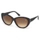 Swarovski SK0053 Sunglasses - Dark Havana Frame Color