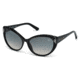 Swarovski SK0055 Sunglasses - Shiny Black Frame Color