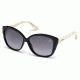 Swarovski SK0058 Sunglasses - Black/White Frame Color