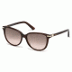 Swarovski SK0077 Sunglasses - Shiny Dark Brown Frame Color