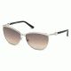 Swarovski SK0105 Sunglasses - Shiny Rose Gold Frame Color, Gradient Brown Lens Color