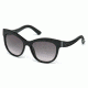 Swarovski SK0110 Sunglasses - Shiny Black Frame Color