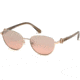 Swarovski SK0205 Sunglasses - Shiny Rose Gold Frame Color, Bordeaux Mirror Lens Color