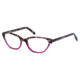Swarovski SK5051 Eyeglass Frames - Coloured Havana Frame Color, Smoke Lens Color