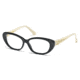 Swarovski SK5083 Eyeglass Frames - Shiny Black Frame Color, Gradient Smoke Lens Color