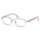 Swarovski SK5126 Eyeglass Frames - Shiny Palladium Frame Color, Gradient Smoke Lens Color