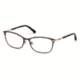 Swarovski SK5187 Eyeglass Frames - Matte Dark Brown Frame Color