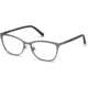 Swarovski SK5232 Eyeglass Frames - Matte Dark Ruthenium Frame Color, Matte Dark Ruthenium Lens Color