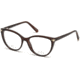 Swarovski SK5245 Eyeglass Frames - Shiny Dark Brown Frame Color