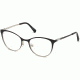 Swarovski SK5248 Eyeglass Frames - Shiny Black Frame Color