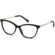 Swarovski SK5249-H Eyeglass Frames - Shiny Black Frame, Shiny Black Lenses, 53 mm Lens Diameter SK5249-H53001