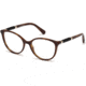 Swarovski SK5258 Eyeglass Frames - Dark Havana Frame Color