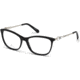 Swarovski SK5276 Eyeglass Frames - Shiny Black Frame Color, Shiny Black Lens Color