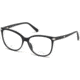 Swarovski SK5283 Eyeglass Frames - Shiny Black Frame Color, Shiny Black Lens Color