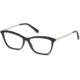 Swarovski SK5314-F Prescription Eyeglasses - Shiny Black Frame, Shiny Black Lenses, 54 mm Lens Diameter SK5314-F54001