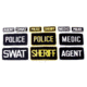 BlackHawk SWAT Patch w/ 5x8 (10900025 Black/White 5''x8'' S.W.A.T Back patches) 90SP03BK