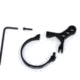 Switchview Magnification Adjustment Throw Lever, Anodized Flat Black, 1360SV, EDEMO1