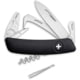 Swiza HO05TT Horse Pocket Knife Blk, 3.75" closed, Black synthetic handle, KHO.0090.1010