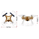 Syma X52C Nano Quadcopter Drone w/2MP HD Camera and Bonus Battery, Gold 61314