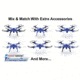 Syma X5SW 2.4Ghz 4CH 6-Axis Gyro RC Drone w/2MP HD Camera, Blue 61287