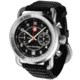 Szanto Icon Roland Sands Chrono Watches, Black Dial, Black Strap, Steel, One Size, IC RS 2251
