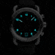 Szanto Icon Roland Sands Chrono Watches, Black Dial, Black Strap, Steel, One Size, IC RS 2251