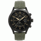 Szanto Mens 1200 Series Watch,Black Dial,Army Green Strap,46mm Dia. SZ 1201