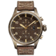 Szanto Mens 4000 Series Watch,Brown Dial,Brown Strap,44mm Dia. SZ 4003
