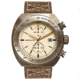 Szanto Mens 4100 Series Watch,Ivory Dial,Brown Strap,46mm Dia. SZ 4102