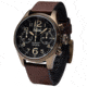 Szanto Pilot Watches, Black Dial, Brown Strap, A. Gold, One Size, SZ 4552