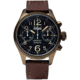 Szanto Pilot Watches, Black Dial, Brown Strap, A. Gold, One Size, SZ 4552