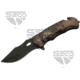 SZCO Eagle Rescue Folding Knife, 3.5in, Stainless Steel, Clip Point, ABS Handle, 300556-EG
