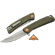 Rite Edge SZCO Ruc Micarta Folding Knife, 4in, D2, Micarta, Green, RUC4010GN