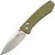SZCO Rolling Lock Stainless Folding Knife, 4.25in, G10 Moss Green Handle, 1006384