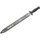 Sierra Zulu Garrison Sword, 19.5in, 7CR13 SS, Two Tone Powder Blade, Black Glass Fiber Handle, SZ5608