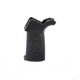 TAC Flag Pattern Over-Molded AR Pistol Grip, Flared Top, Black, CS04F1-BK