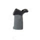 TAC Flag Pattern Over-Molded AR Pistol Grip, Flared Top, Gray, CS04F1-GY