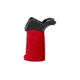 TAC Flag Pattern Over-Molded AR Pistol Grip, Flared Top, Red, CS04F1-RD