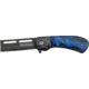 Tac Force 35in. Razor Fold Knife, assisted opening SS razor blade, black Compo. handle TF728BL