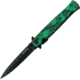 Tac Force 4.75in. Closed Folder Knives, Plain edge Knife, Green Skull Handle TF804ZG