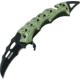 Tac Force 5.5in.Karambit Rescue Knives, PS Blade, Green Handle TF813GN