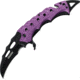 Tac Force 5.5in.Karambit Rescue Knives, PS Blade, Purple Handle TF813PE